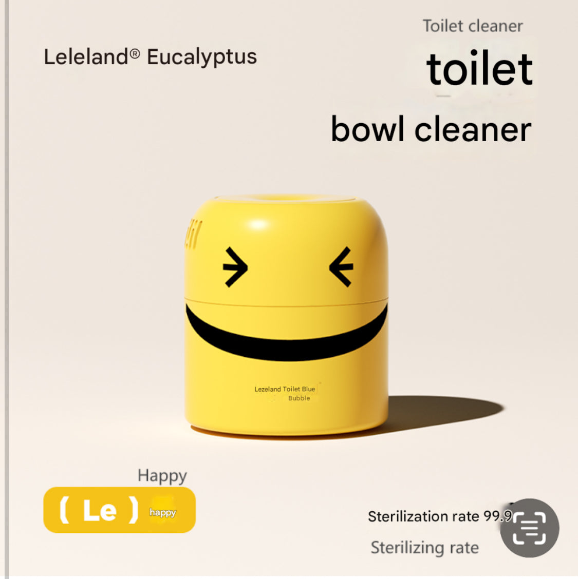 Toilet Blue Bubble Happy