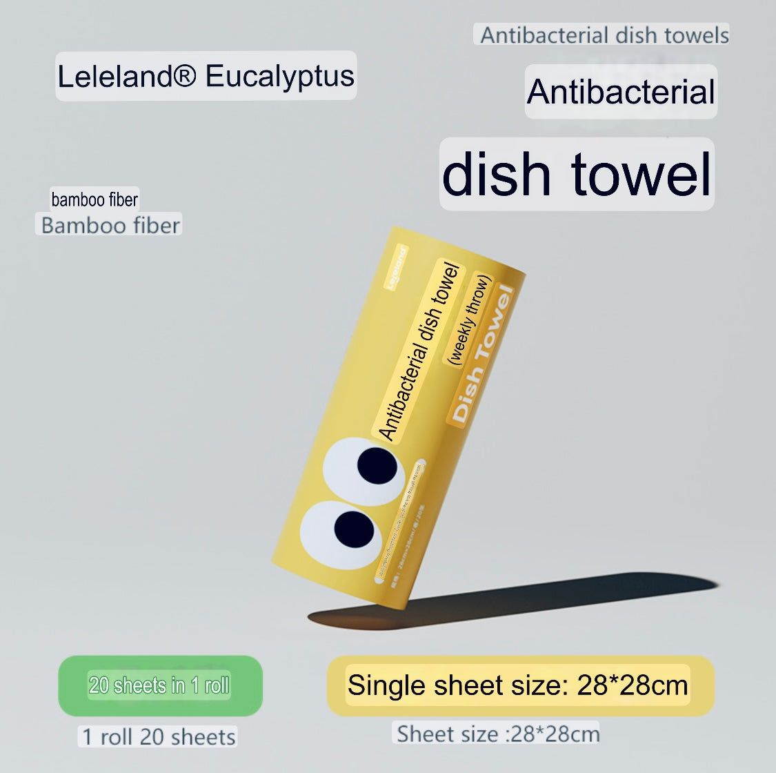Disposable Dish
Towel-Yellow