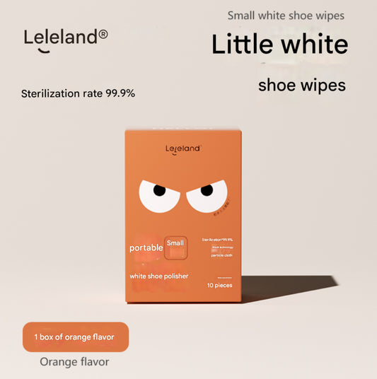 White shoe polish-orange juice (square box)