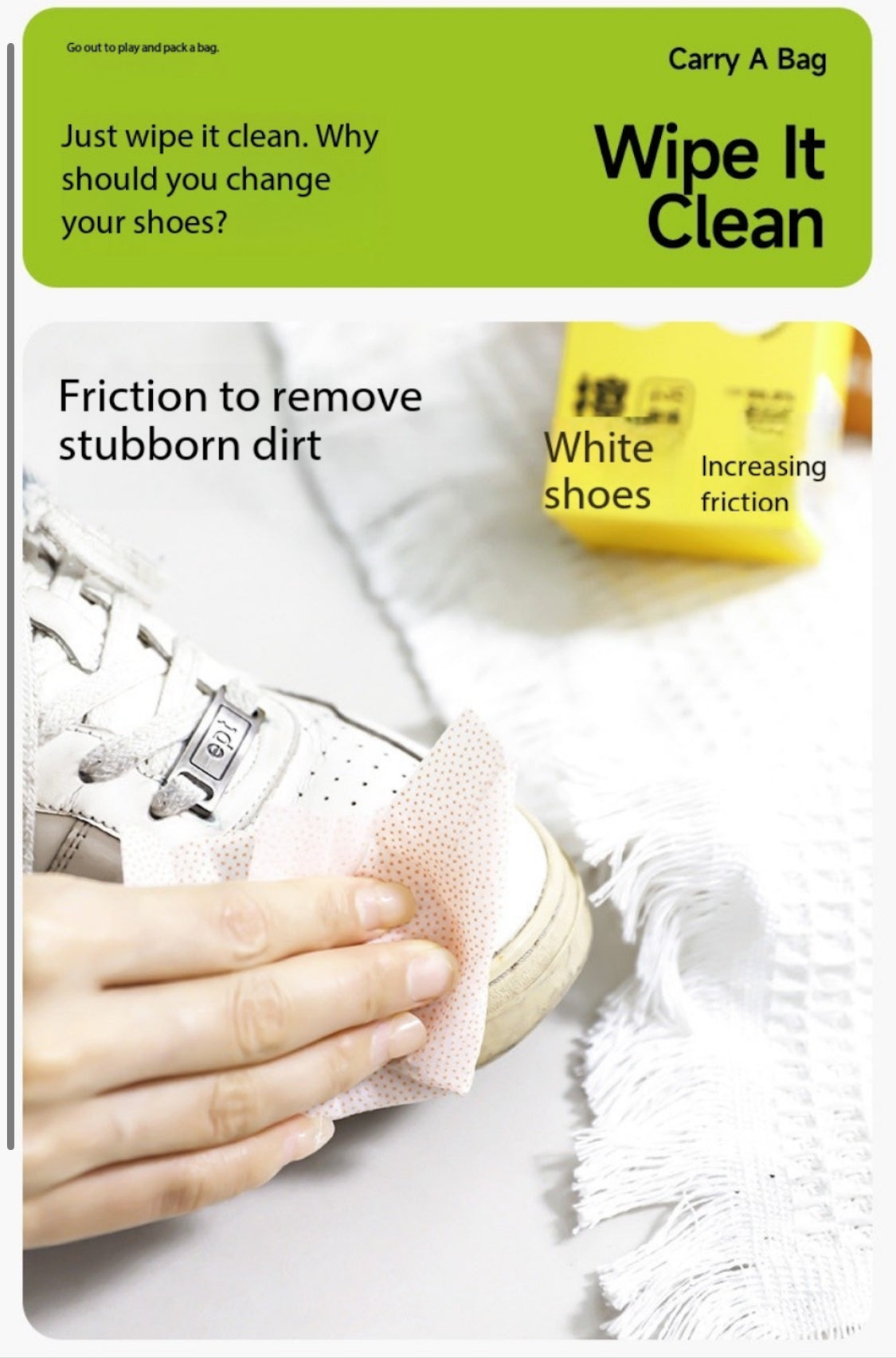 White Shoe Polish-
A Lemon (Square Box)