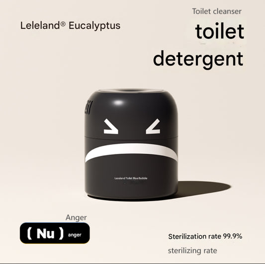 Toilet Blue Bubble Angry